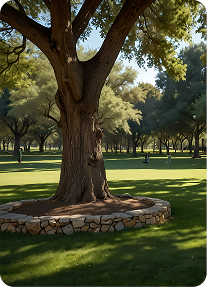 Big tree in a park